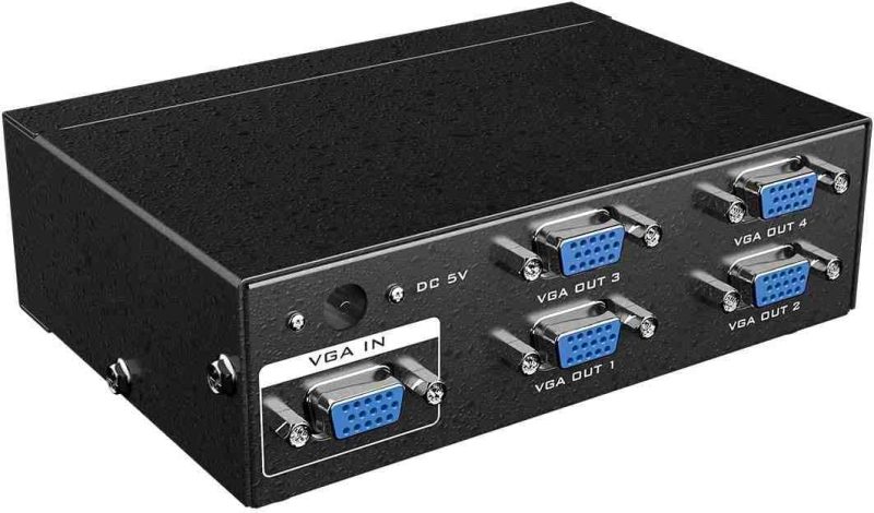 اسپلیتر سوییچ VGA مانیتور ۴ به یک MT-VIKI 350 مگاهرتز - Image 3