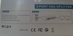 اسپلیتر 1 به 2 پورت VGA آداپتوردار 350Mhz مدل MT-3502 - Image 4