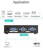 اسپلیتر 1 به 2 پورت VGA آداپتوردار 350Mhz مدل MT-3502 - Image 6