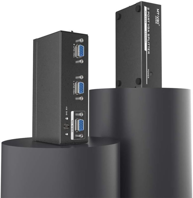 اسپلیتر 1 به 2 پورت VGA آداپتوردار 350Mhz مدل MT-3502 - Image 7