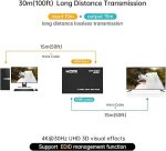 اسپلیتر 1 به 4 پورت HDMI برند MT-VIKI مدل SP104M - Image 5