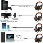 هدست گیمینگ سیمی  beexcellent GM-1 سیاه و قرمز - Image 2