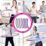 حلقه تناسب اندام مدل trepcrow با روکش فوم فشرده رنگ طوسی و بنفش - Image 9
