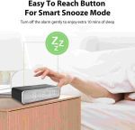 ساعت رومیزی با شارژر بی سیم Wireless Charging Digital Alarm Clock - Image 8