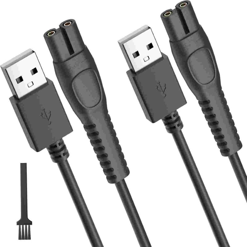 کابل شارژ USB ریش تراش V5 (پک دوعددی) - تصویر 2