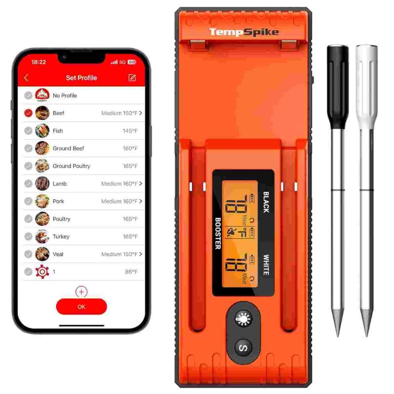 دماسنج پخت و پز دیجیتال برند ThermoPro مدل TP962W - تصویر 2