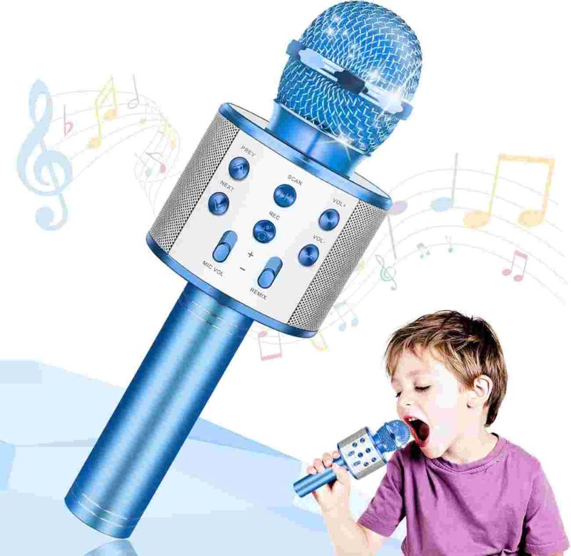 اسپیکر میکروفون handheld ktv ws-858 مدل : MK0003 - تصویر 2