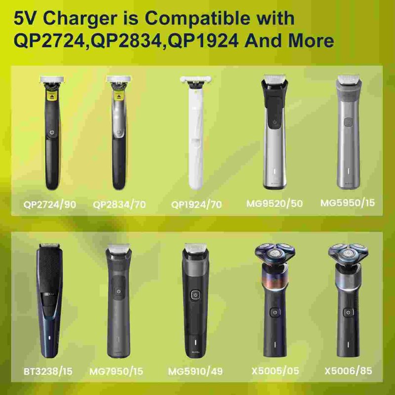 کابل شارژ USB ریش تراش V5 (پک دوعددی) - تصویر 3