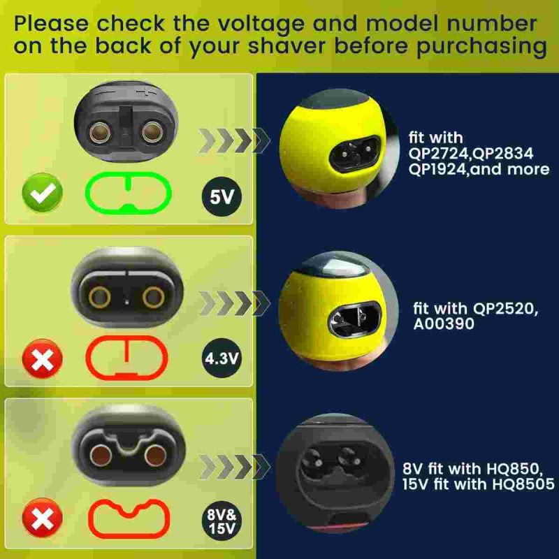 کابل شارژ USB ریش تراش V5 (پک دوعددی) - تصویر 4