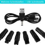 کابل تبدیل 1 به 7 اتصال USB   به  دوپین (دو چاک)