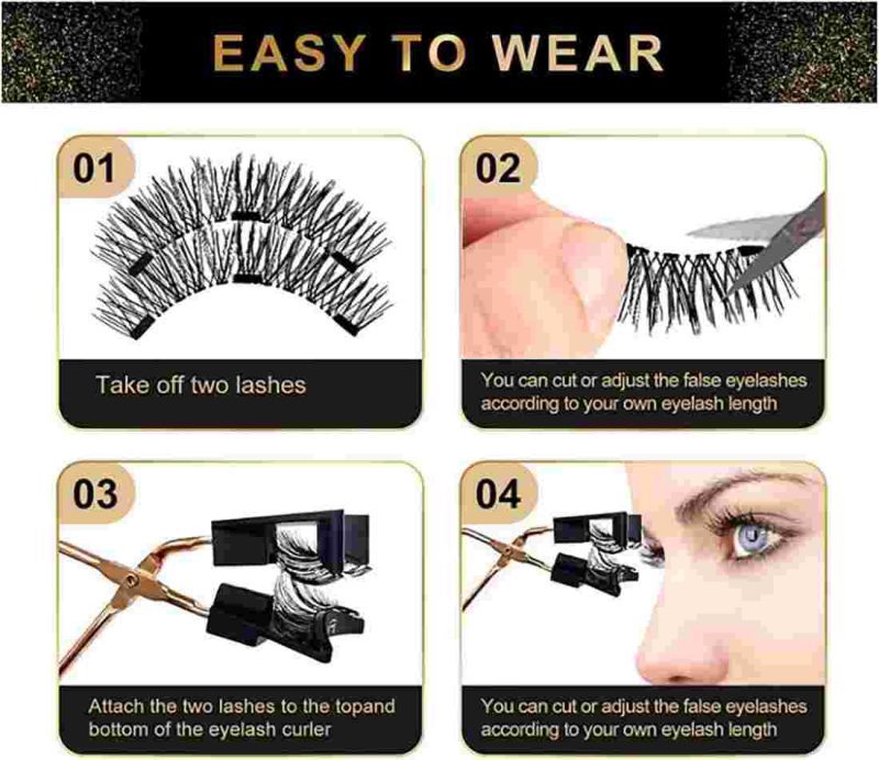 مژه‌های مغناطیسی سه بعدی با اپلیکاتور MAGNETIC LASHES - Image 6