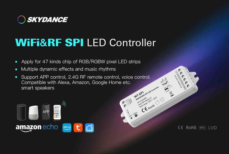 ماژول آر جی بی مدلWT-SPI  کنترلر 1000پیکسلی - تصویر 3