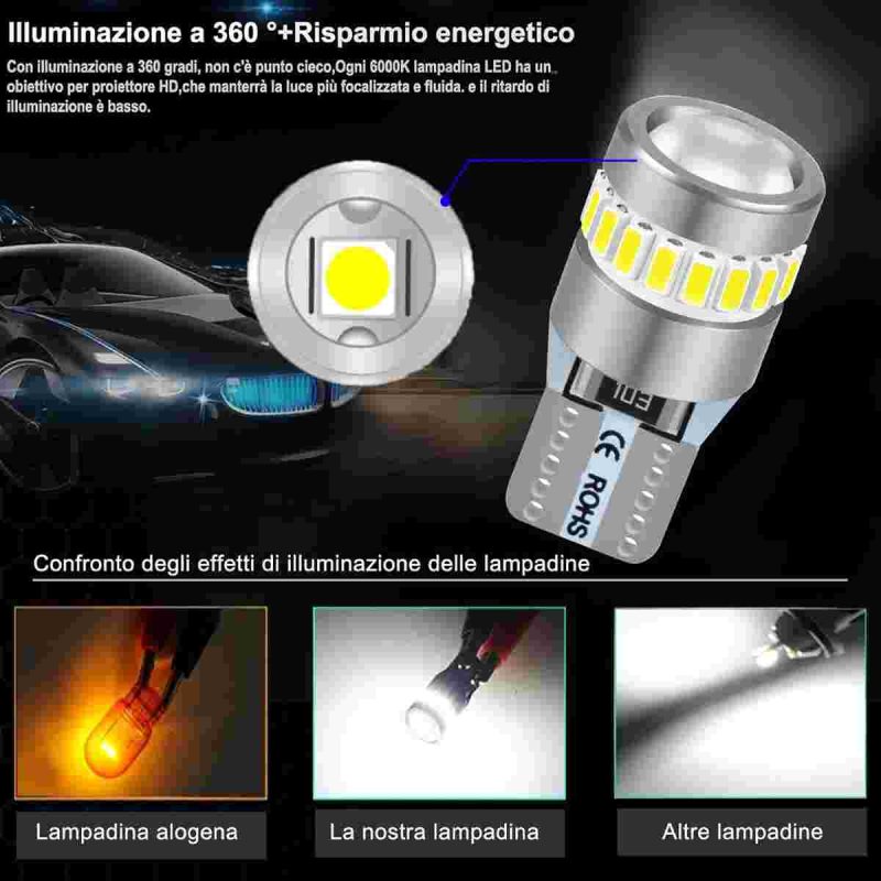 چراغ سکن لامپ های LED T10 W5W  XELORD - تصویر 7