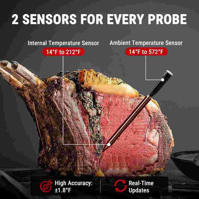 دماسنج پخت و پز دیجیتال برند ThermoPro مدل TP962W - تصویر 7
