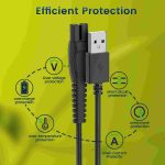 کابل شارژ USB ریش تراش V5 (پک دوعددی) - تصویر 8