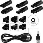 کابل تبدیل 1 به 7 اتصال USB   به  دوپین (دو چاک) - Image 8