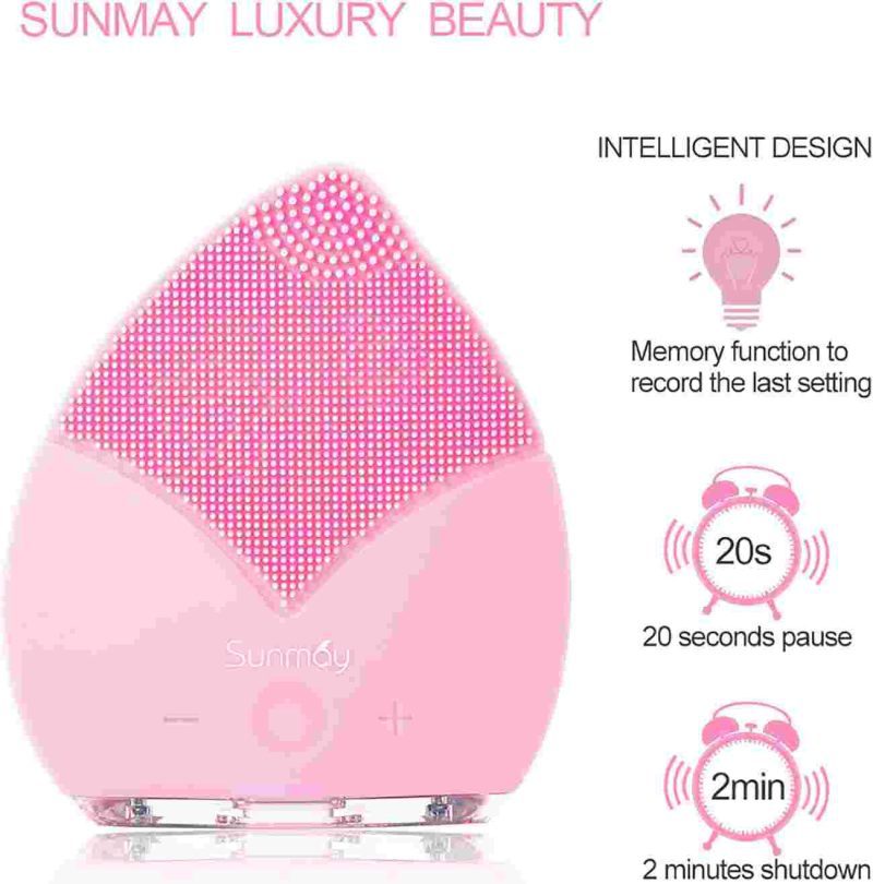 برس پاک کننده و ماساژور صورت SUNMAY Sonic - تصویر 9