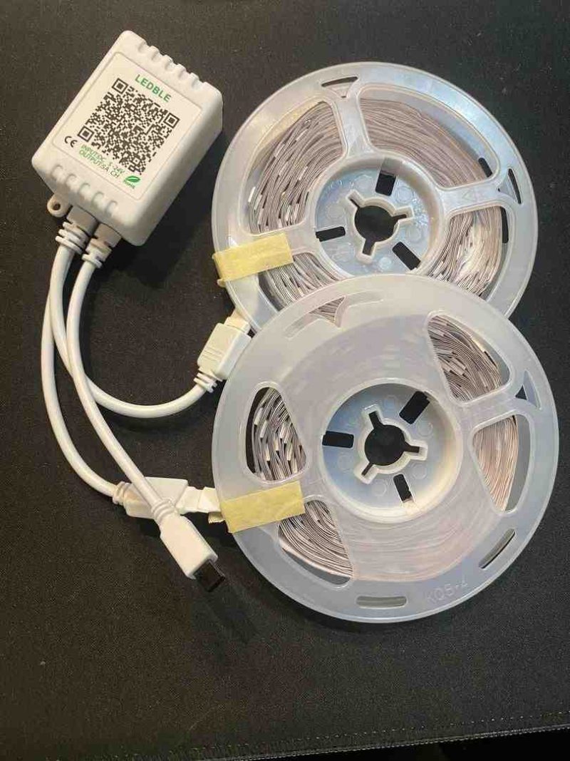 پک کامل ریسه ال ای دی دریم لایت مدل RGB 5050 طول 10 متر - تصویر 6