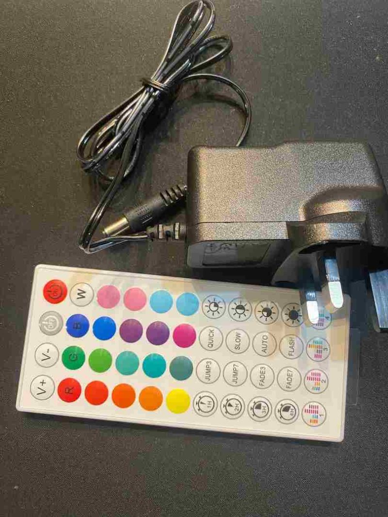 پک کامل ریسه ال ای دی دریم لایت مدل RGB 5050 طول 10 متر - تصویر 7