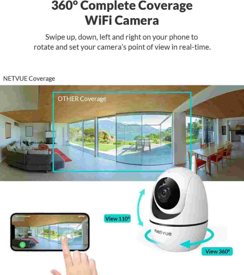 دوربین مداربسته تحت شبکه NETVUE مدل Orb Mini - تصویر 9