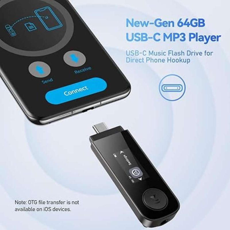 ام پی تری پلیر 64 گیگابایتی AGPTEK مدل U5PL - تصویر 3