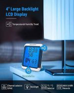 دما سنج ، رطوبت سنج و ساعت دیجیتالی ThermoPro مدل TP65 - تصویر 5