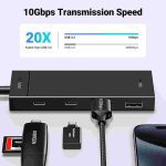 هاب چهار پورت UGREEN تایپ C  سرعت 10 گیگابیت بر ثانیه - Image 6