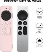 قاب محافظ AhaStyle برای ریموت Siri اپل تی‌وی 2021 با کیفیت 4k [نسل دوم] (صورتی) - Image 3