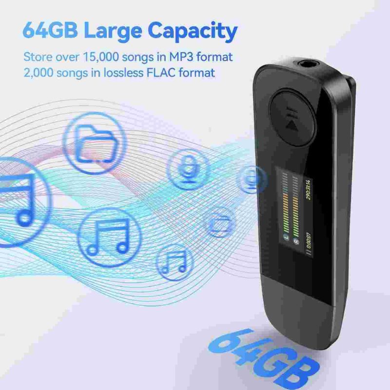 ام پی تری پلیر 64 گیگابایتی AGPTEK مدل U5PL - تصویر 9