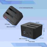 ایستگاه اتصال هارد دیسک FIDECO مدل YPZ04-S2 - Image 10