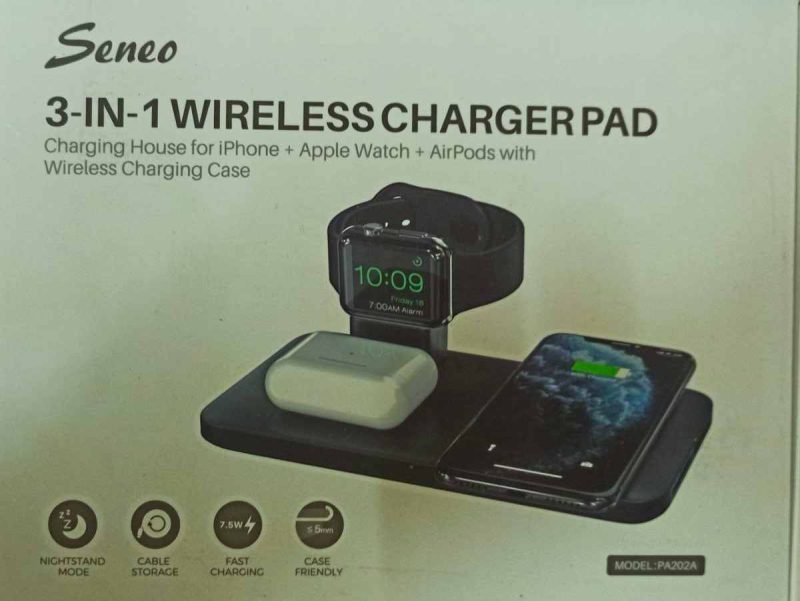 شارژر بی سیم سنو مدل PA202A    3 in1 - Image 9