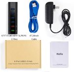 هاب 6 پورت K&ZZ ، USB 3.0 مدل H4C21 - Image 2