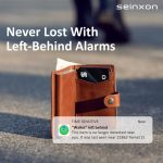 ردیاب کیف پول SEINXON، کارت مسدودکننده RFID و جاکلیدی کوچک، یابنده کالا - تصویر 12