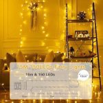 چراغ‌های ریسه ای Ollny باتری‌خور، ۱۵ متر، ۱۵۰ LED - تصویر 3