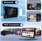 مانیتورآندروید لمسی 7 اینچ و پخش خودرو podofo مدل SH4AMPOD - Image 4