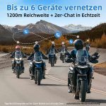 هدست مخصوص موتور سیکلت پک دو عددی برند WAYXIN مدل R6s - تصویر 8