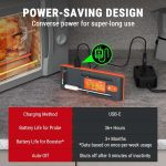 دماسنج پخت و پز دیجیتال برند ThermoPro مدل TP962W - تصویر 5
