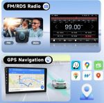 مانیتورآندروید لمسی 7 اینچ و پخش خودرو podofo مدل SH4AMPOD - Image 5