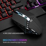 کیبورد و ماوس گیمینگ Rii | RK400 RGB، مکانیکال سیمی، ماوس ۶ دکمه‌ای RGB - تصویر 5