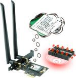کارت شبکه بی سیم UBIT مدل AX210 - Image 7