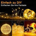 چراغ‌های ریسه ای Ollny باتری‌خور، ۱۵ متر، ۱۵۰ LED - تصویر 7