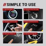 پمپ باد دیجیتال خودرو VACLIFE مدل VL718 - Image 7