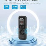 ضبط کننده دیجیتال صدا حرفه ای، ضبط صدای بلوتوث(چندمنظوره) 64GB برند : ZOOAOXO مدل : 300 V