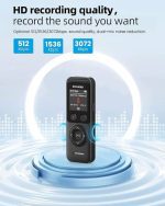 ضبط کننده دیجیتال صدا حرفه ای، ضبط صدای بلوتوث(چندمنظوره) 64GB برند : ZOOAOXO مدل : 300 V