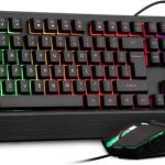 کیبورد و ماوس گیمینگ Rii | RK400 RGB، مکانیکال سیمی، ماوس ۶ دکمه‌ای RGB