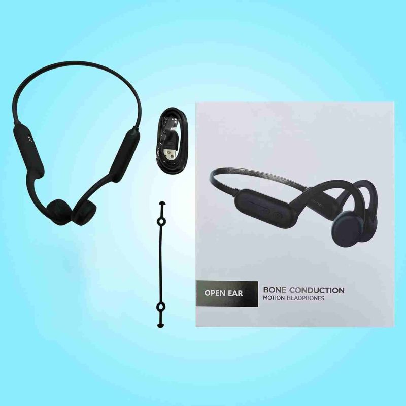 هدفون‌های هدایت استخوانی Pine Tree Tools مدل X18 pro دارای 8 گیگابایت حافظه داخلی  ,ابی - تصویر 3