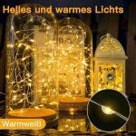 چراغ‌های ریسه ای Ollny باتری‌خور، ۱۵ متر، ۱۵۰ LED - تصویر 8