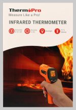ترمومتر و دماسنج دیجیتال ThermoPro برای غیر دمای بدن انسان مدل TP-30 /باتری - تصویر 4