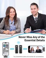 میکروفون بی‌سیم مخصوص آیفون برند HOPTO مدل M9-2L - تصویر 8