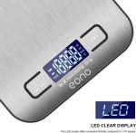 ترازوی آشپزخانه دیجیتال Eono، ترازوی مواد غذایی از جنس استیل ضد زنگ درجه یک - Image 8